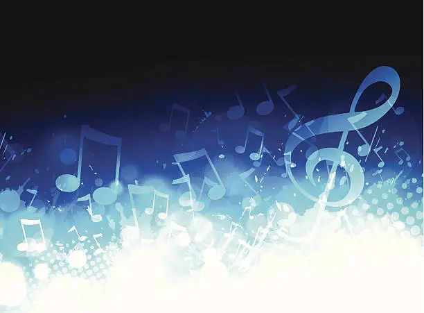 Vector illustration of Music background