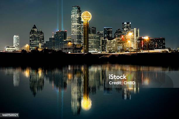 Dallas Tx Stockfoto und mehr Bilder von Dallas - Dallas, Stadtsilhouette, Nacht