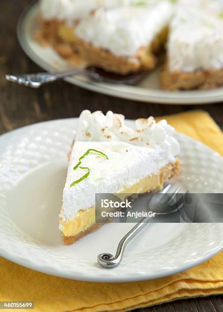 Key Lime Pie Stock Photo - Download Image Now - Key Lime Pie, Slice of Food, American Culture
