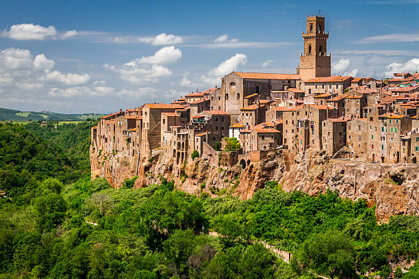 istock Pitigliano city on the cliff, Italy 460155741