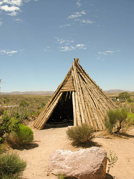 istock dwelling of the native american indian 460157355