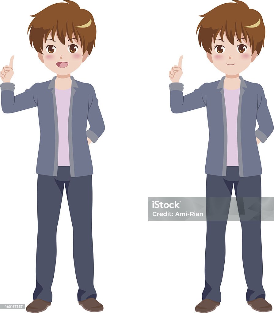 Man Point Drawing Man Point Stock Illustration - Download Image Now - Advice, Assistance ...