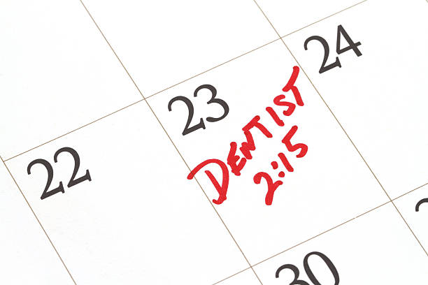 istock Dentist appointment on calendar 460170777