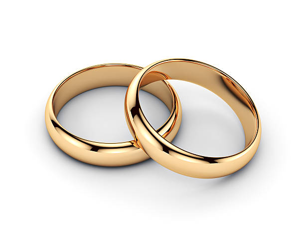 istock Pair of golden rings 460210945