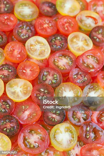 Tomatoe Background Stock Photo - Download Image Now - Backgrounds, Beefsteak Tomato, Black Color