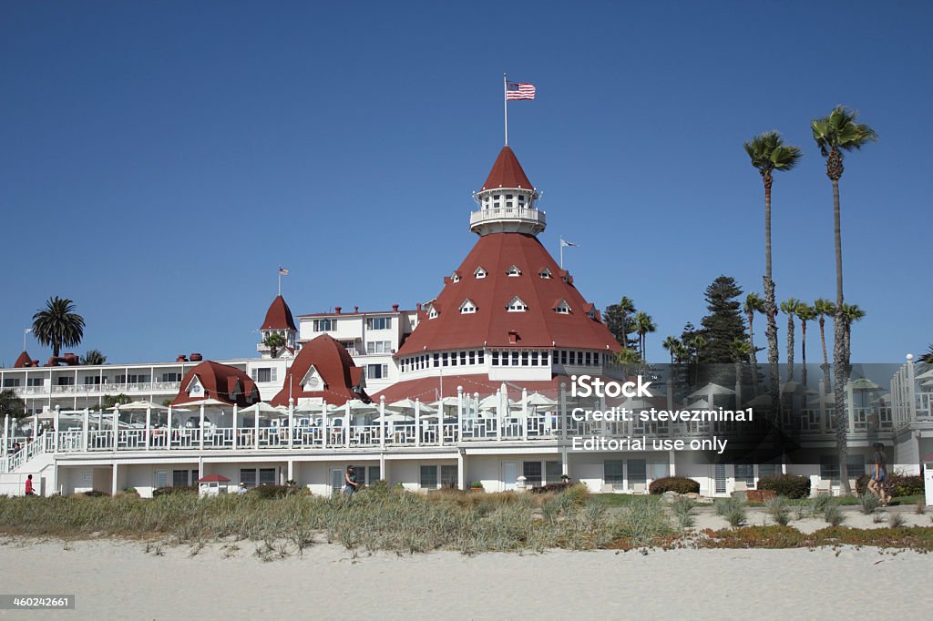 Hotel Del Coronado, San Diego, Kalifornia - Zbiór zdjęć royalty-free (Architektura)