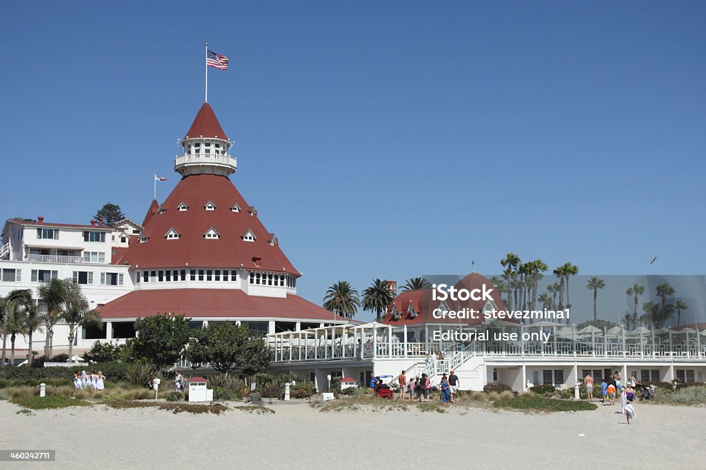 Hotel Del Coronado, San Diego, California, USA - Foto stock royalty-free di Albergo