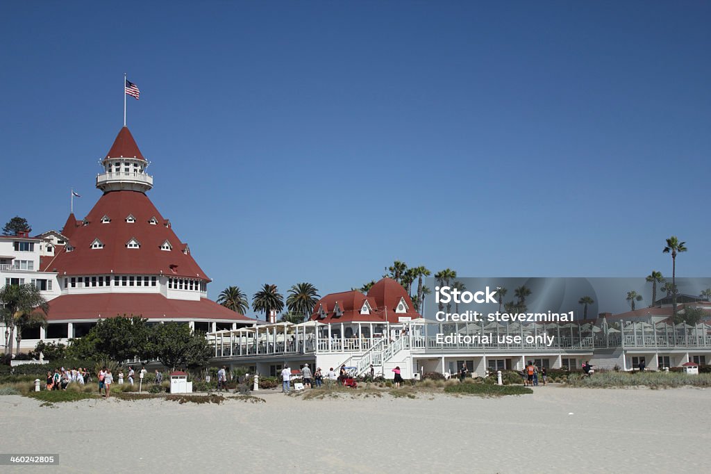 Hotel Del Coronado, San Diego, Kalifornia - Zbiór zdjęć royalty-free (Architektura)