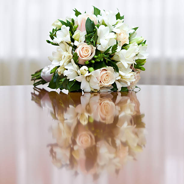 istock beautiful bridal bouquet at a wedding party 460244625