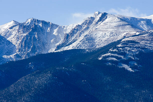 pikes peak - 14000 foot peak stock-fotos und bilder