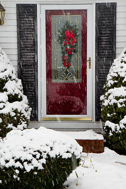 istock Entrance to Home in Snowstorm 460245415