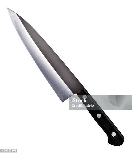 Nóż Kuchenny Na Białym Tle - zdjęcia stockowe i więcej obrazów Nóż stołowy - Nóż stołowy, Nóż, Nożyk