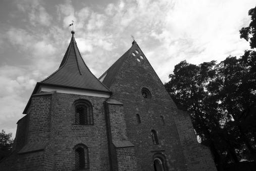 Gothic monastery church in Poznan, Poland