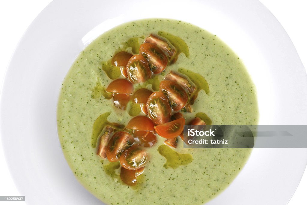 caldo verde , green soup Bowl Stock Photo