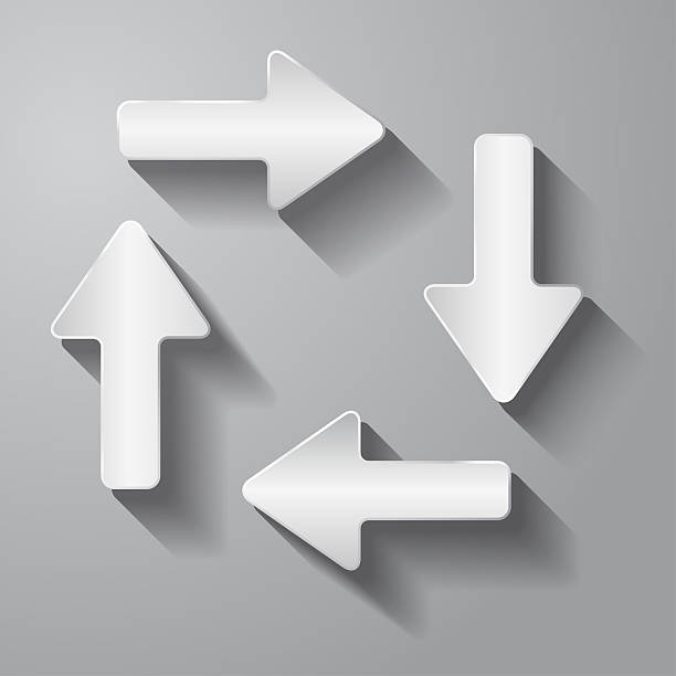 istock Icon set of arrows 460258485