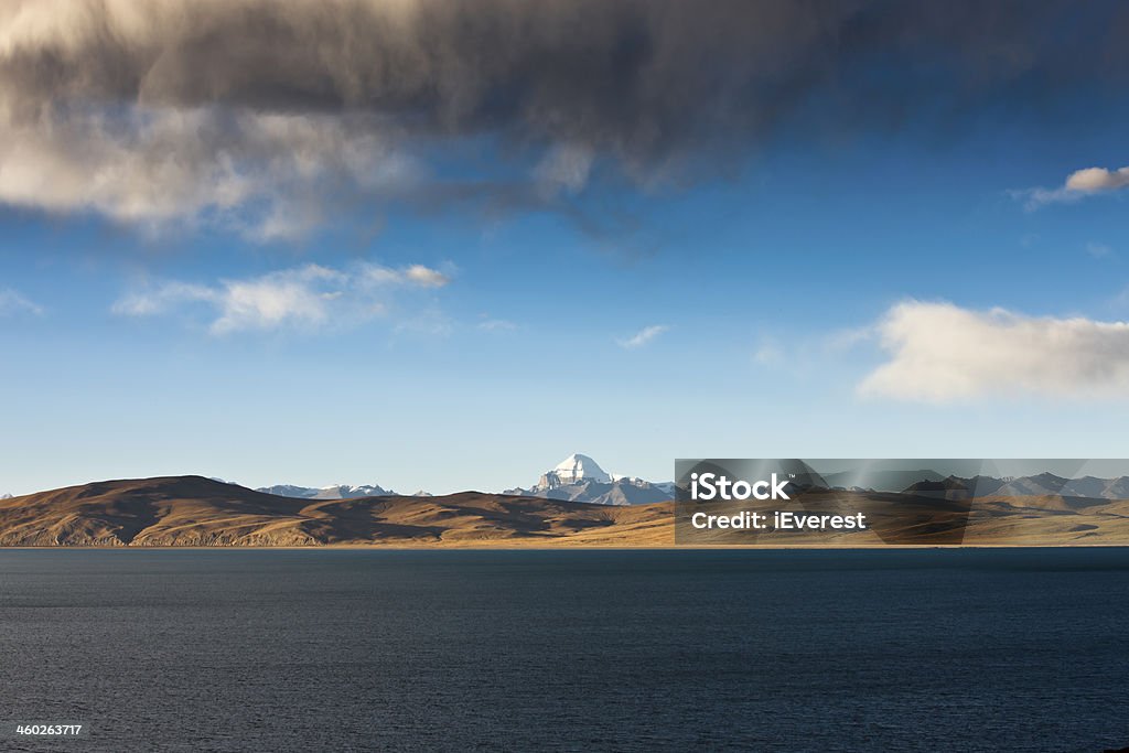 Peak Kangrinboqe Mt Kailash Stock Photo