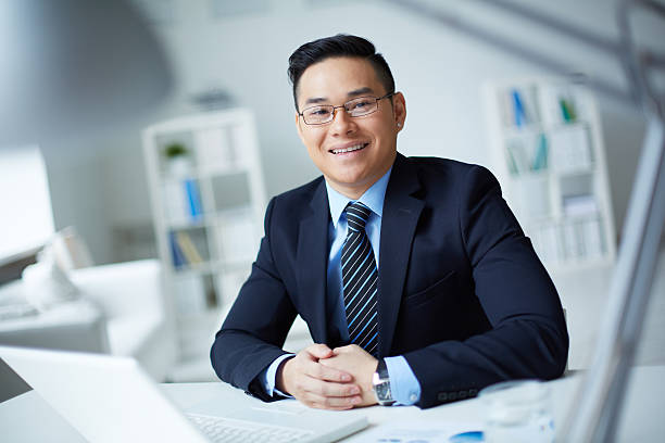 istock Businessman in office 460271161
