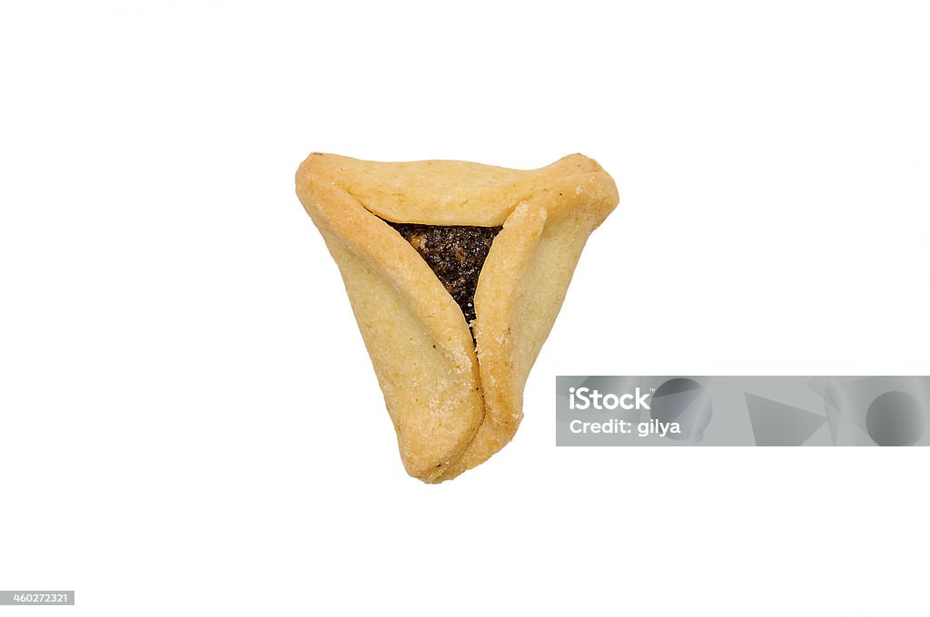 hamantashen Cookies for holiday purim on a white background Cookies for a holiday  of purim Cookie Stock Photo
