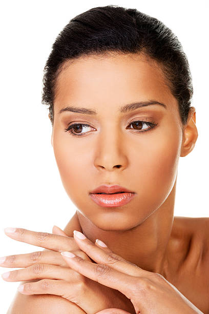 istock Beautiful and young woman's face. Closeup. 460272937