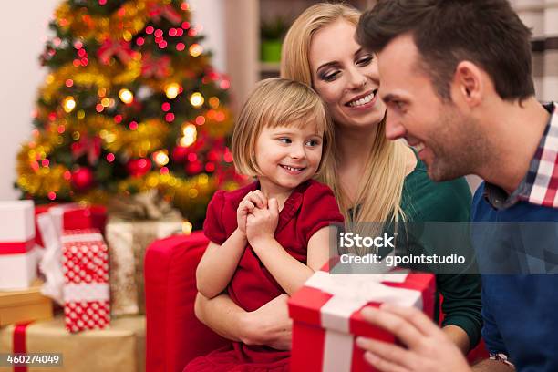 Christmas Time Spending With Family Stock Photo - Download Image Now - Christmas Lights, Lighting Equipment, Mother