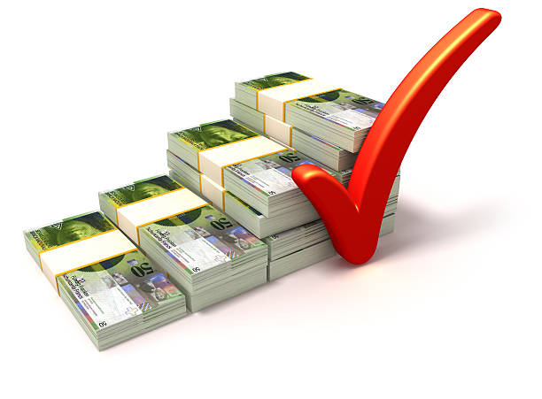 istock Swiss Francs and check mark 460277957