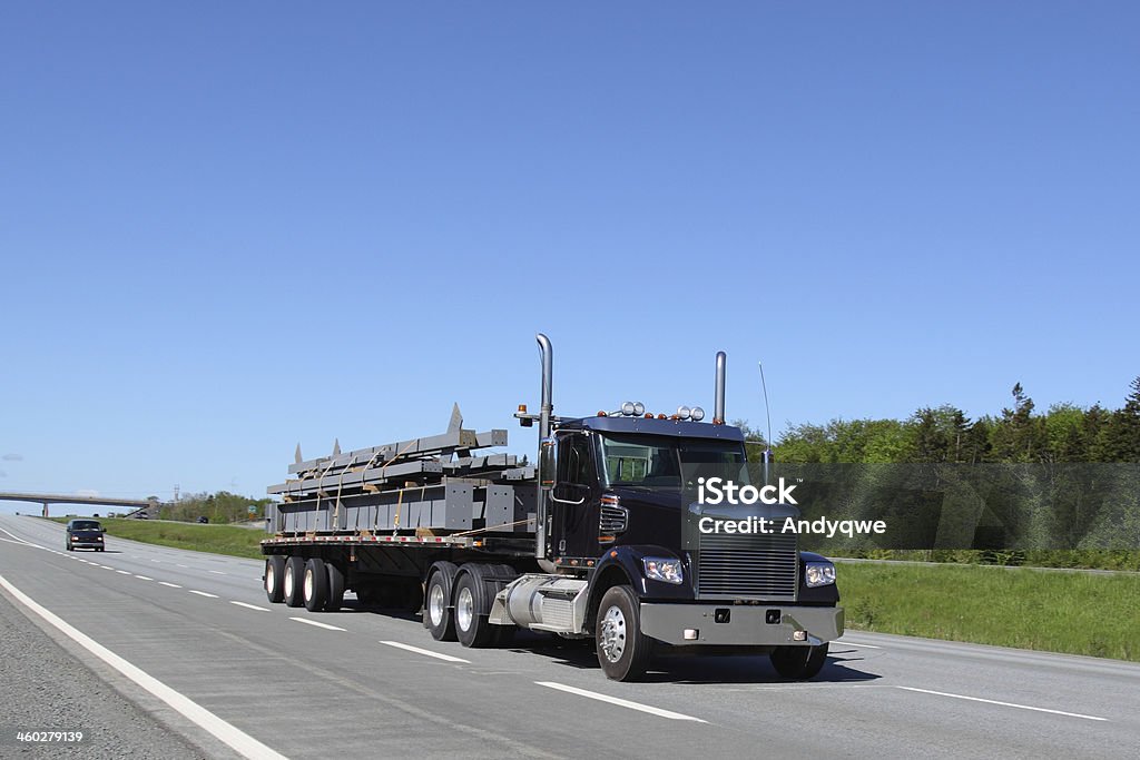 Semi-truck - Lizenzfrei Anhänger Stock-Foto