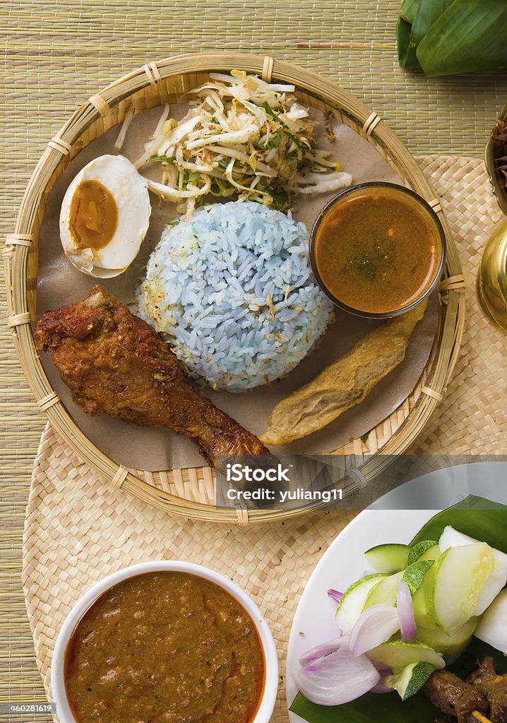 Nasi kerabu popular ramadan food in malaysia Adulation Stock Photo