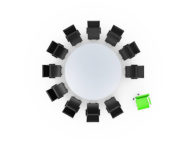 istock Conference Table and Individual Chair 460283449