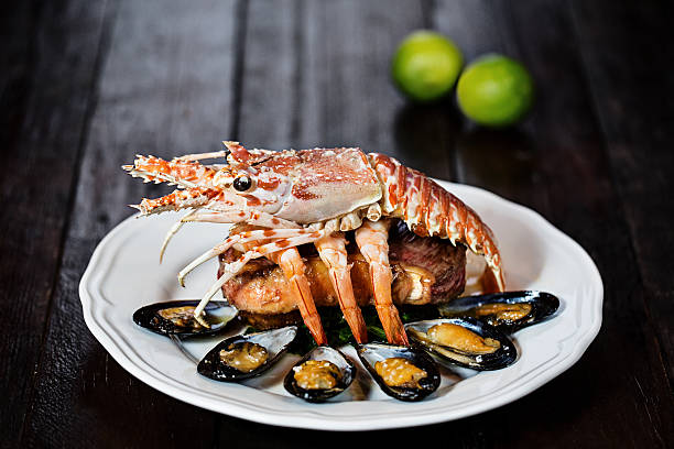 istock Lobster and Mussel Dish 460283481