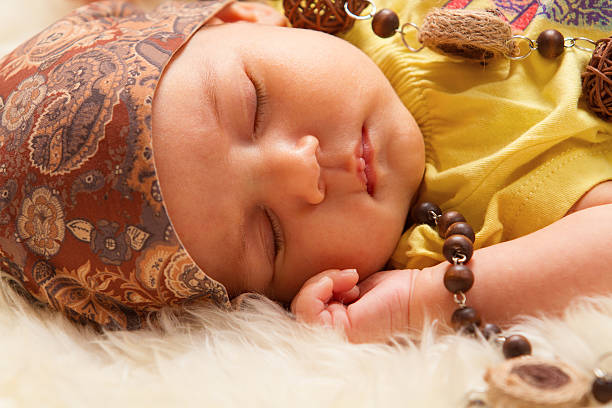 istock baby, dressed in beautiful clothes 460285851