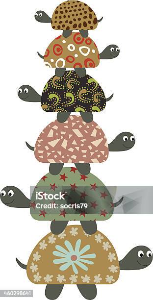 Cute Safari Turtles Stock Illustration - Download Image Now - Animal, Animal Shell, Animal Wildlife