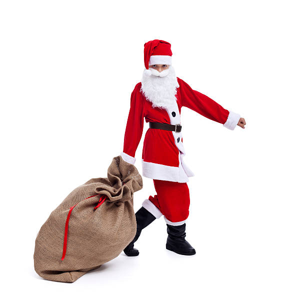 istock Santa bringing you Christmas presents 460298691