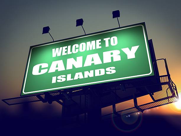istock Billboard Welcome to Canary Islands at Sunrise. 460298945