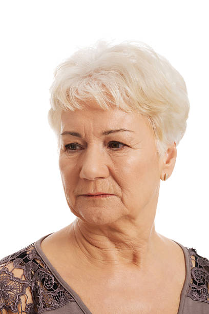 istock Portrait of an old, elderly lady. 460306787