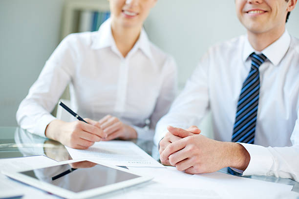 istock Businesspeople at workplace 460311841