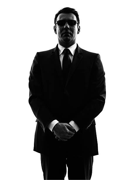 istock Serious secret service bodyguard man 460317273
