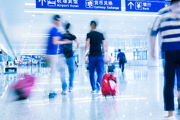 istock Modern international airport terminal 460325259