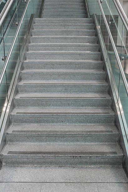 istock Several steps of granite stairs 460327137