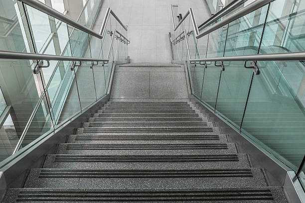 istock Several steps of granite stairs 460327269