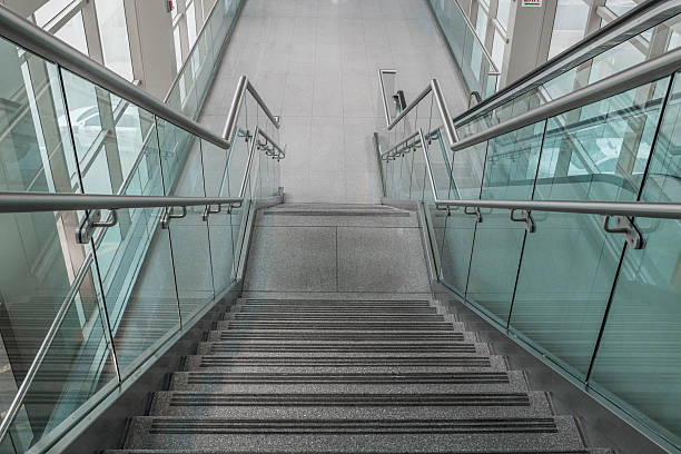 istock Several steps of granite stairs 460327391