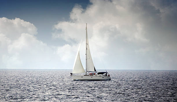 istock Sailing boat in the wind 460327957