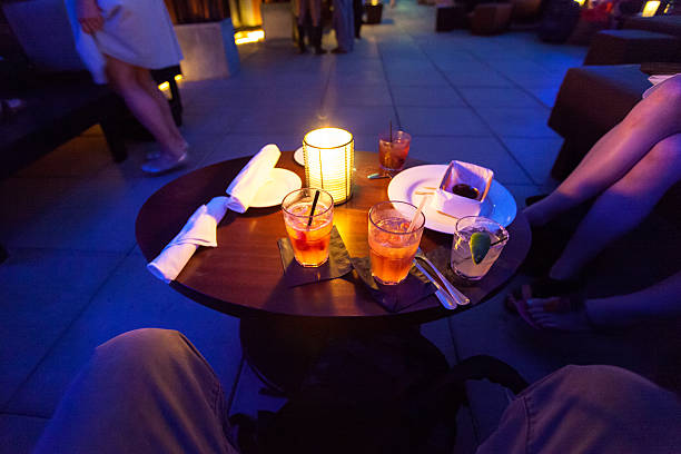 istock Table full of Drinks at a Night Club 460328613