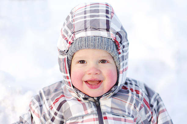 istock smiling baby with rosy cheeks in winter 460355105