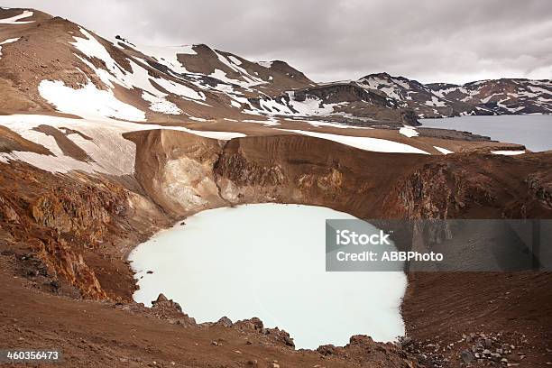 Islândia Askja E Viti Crateras Highland Área - Fotografias de stock e mais imagens de Ao Ar Livre - Ao Ar Livre, Atividade, Caldeira - Cratera Vulcânica