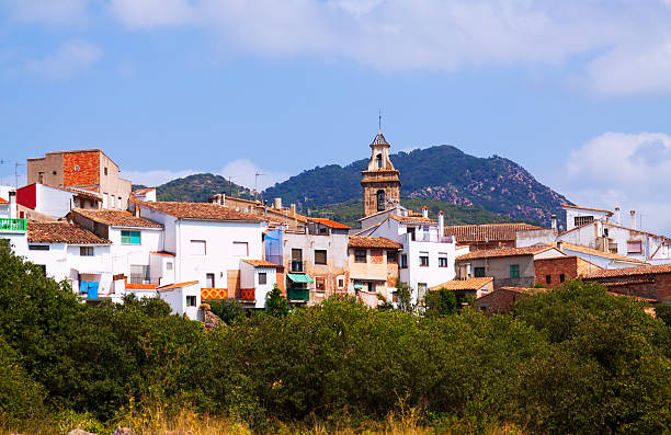 istock Ordinary spanish village in summer day. Matet 460356817