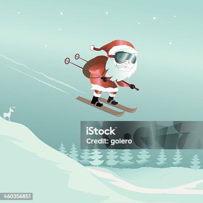 istock ski jumping santa claus 460356851