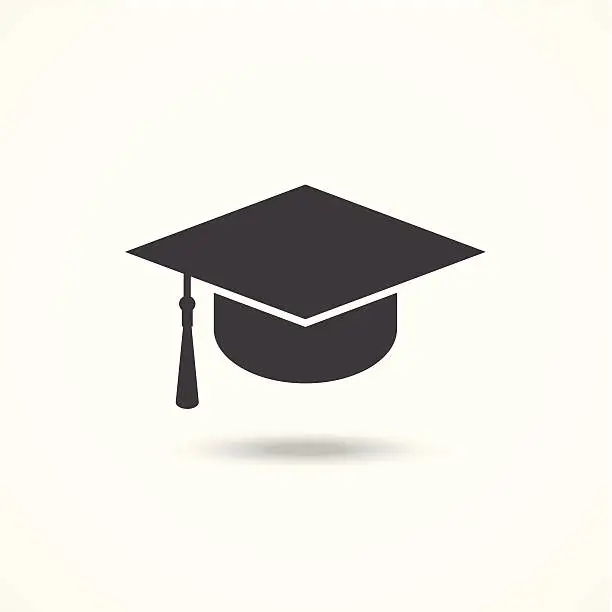Vector illustration of Graduation cap