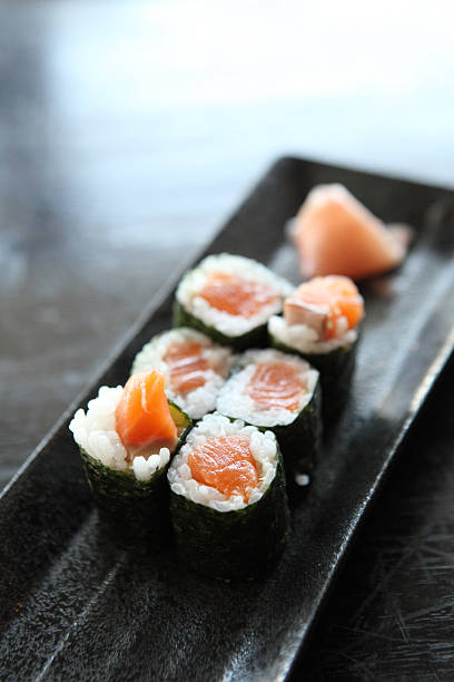 istock Salmon Maki sushi 460358315