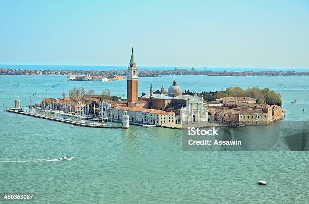 Isla De San Giorgio Venecia Italia Foto de stock y más banco de imágenes de Aire libre - Aire libre, Amanecer, Arquitectura