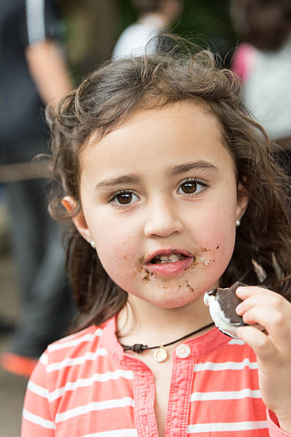 istock Little girl having an ice cream 460363261